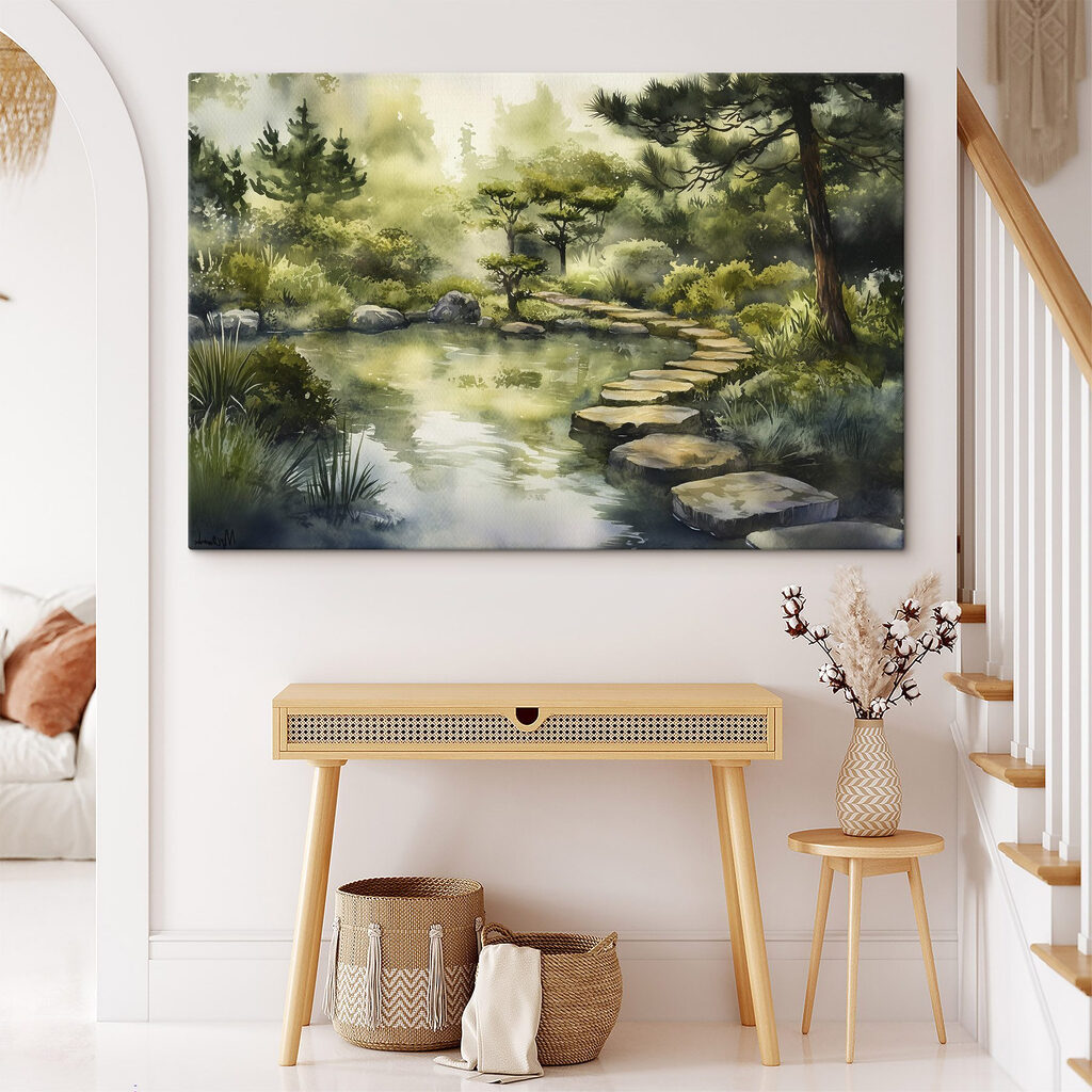 Trittsteine im Teichgarten — Interieur 2