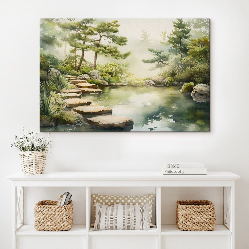 Steinpfad über den Teich — Interieur 2