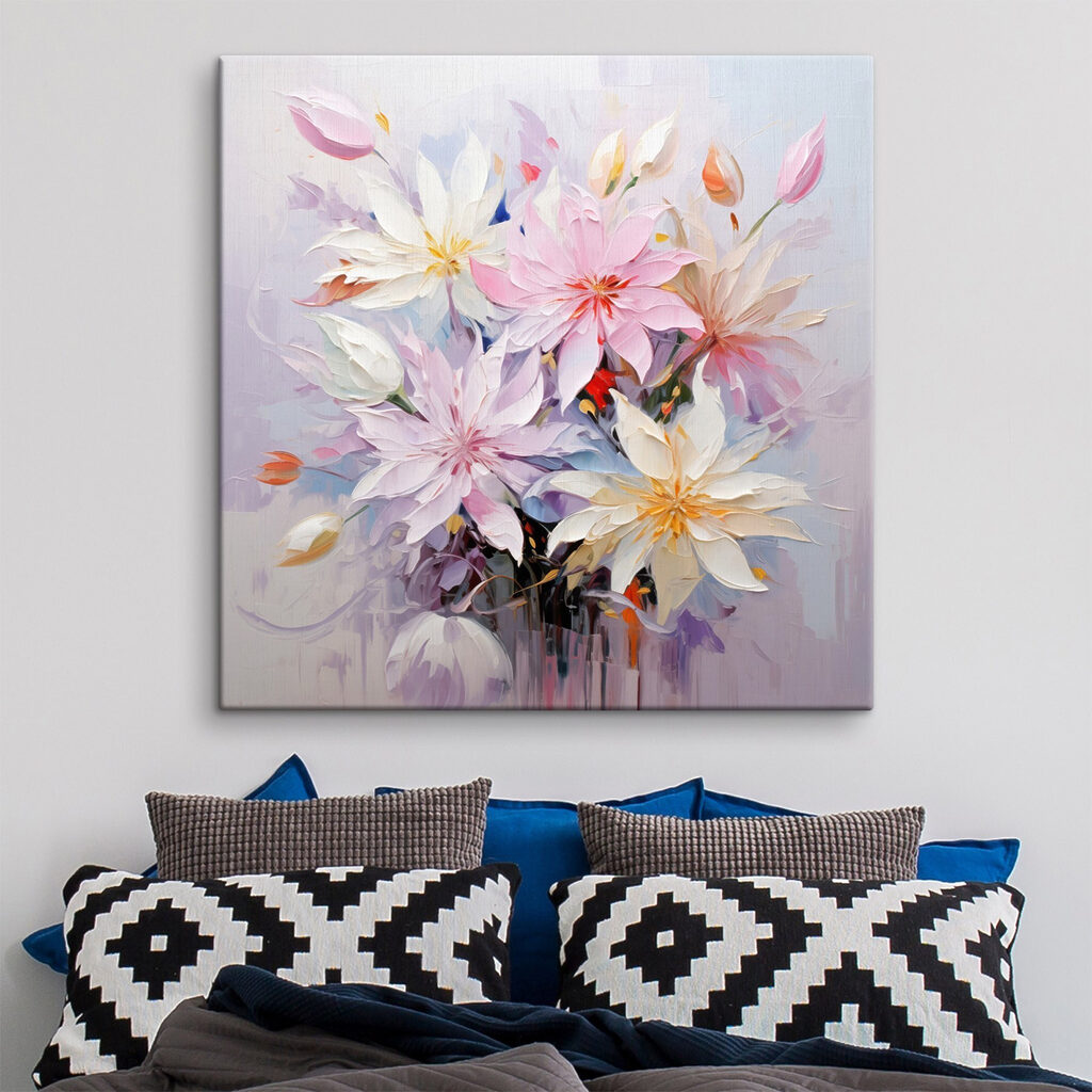 Heller Strauß mit Blütenspitzen — Interieur 1