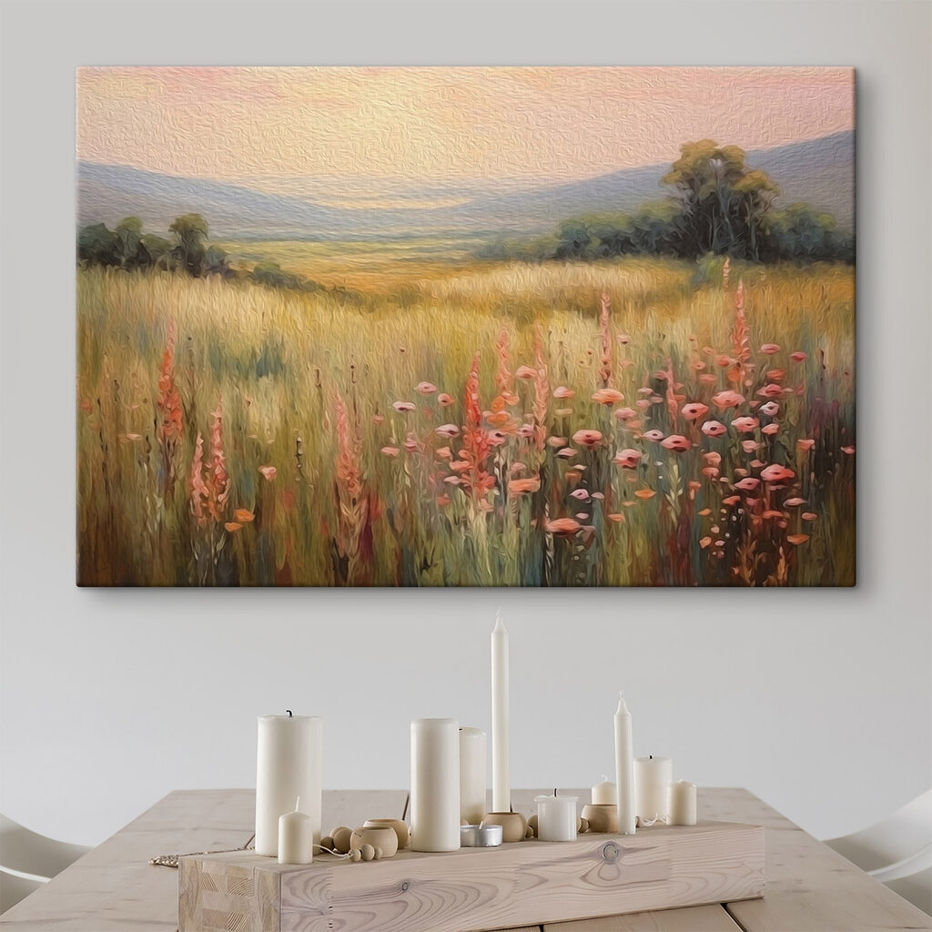 Wiese mit rosa Blütenähren — Interieur 2