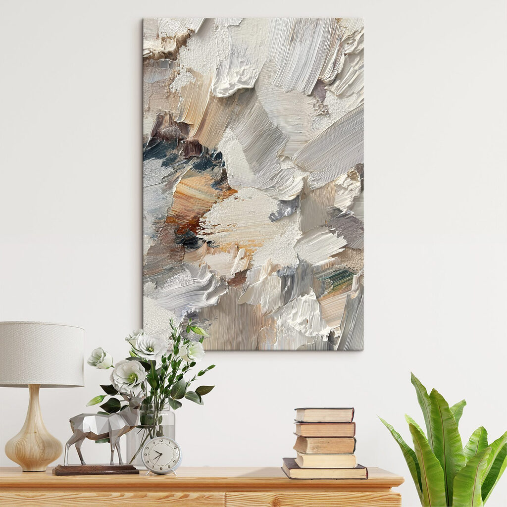 Blasse Farbstriche mit Grün — Interieur 1