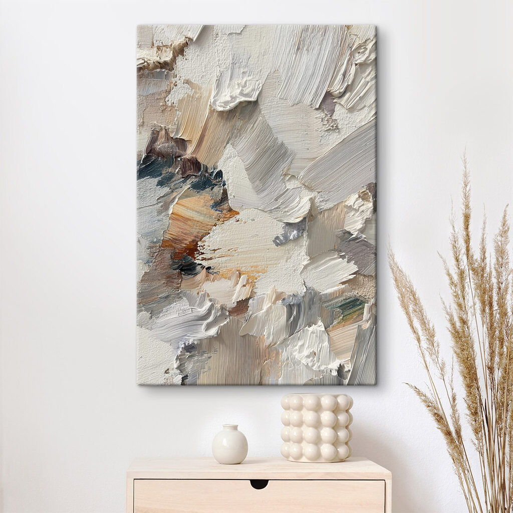 Blasse Farbstriche mit Grün — Interieur 2