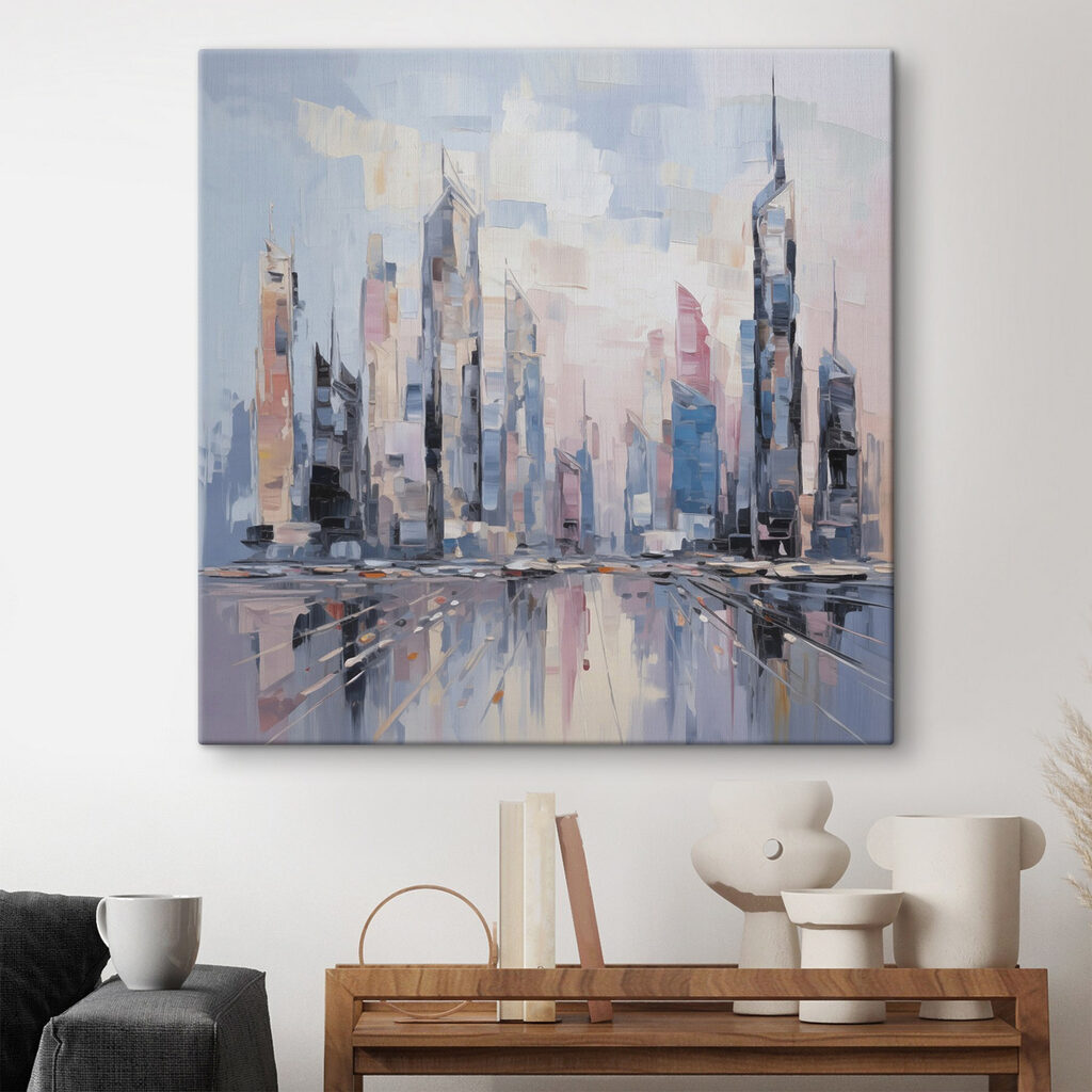 Blaue Stadt im Spiegellicht — Interieur 1