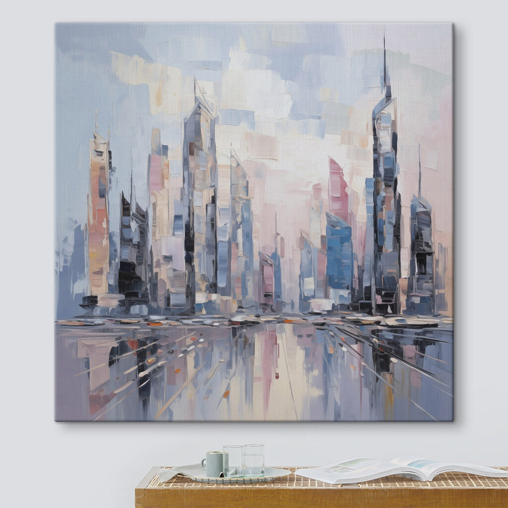 Blaue Stadt im Spiegellicht — Interieur 2