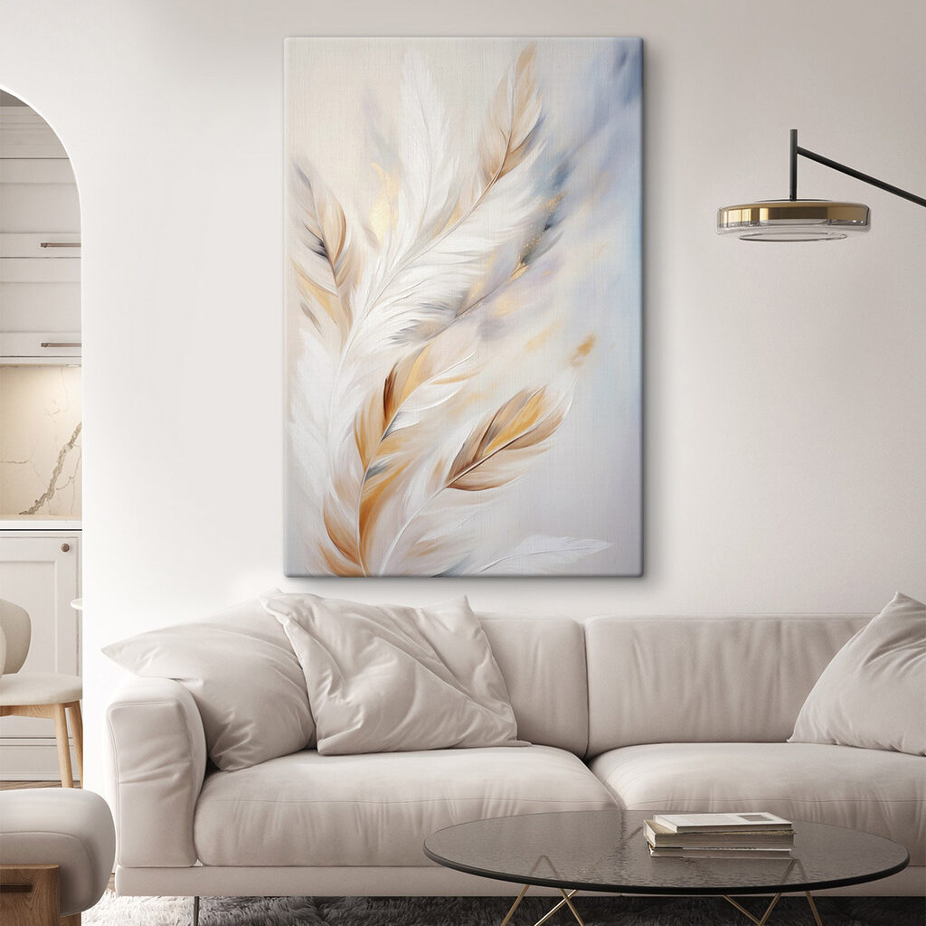 Blasse Federn im Licht — Interieur 1