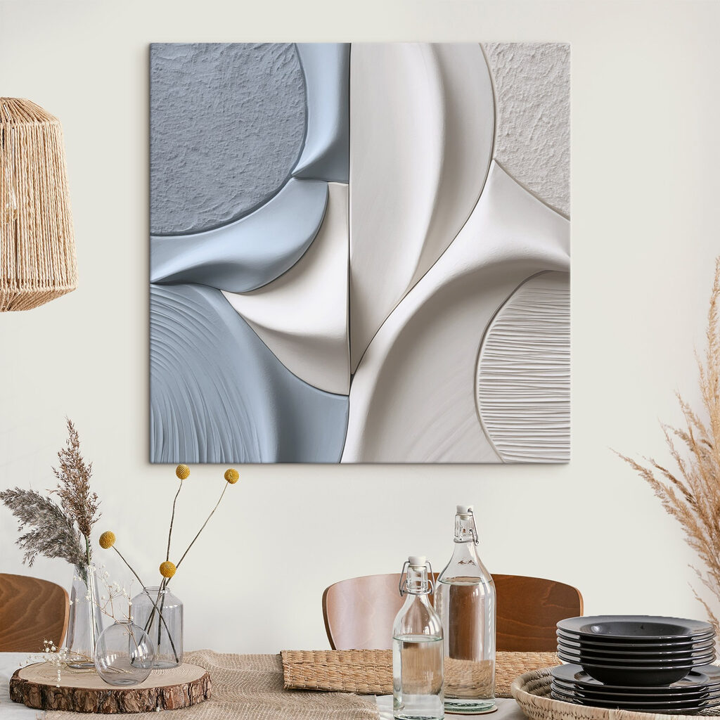 Weiße Rundungen und Flächen — Interieur 1