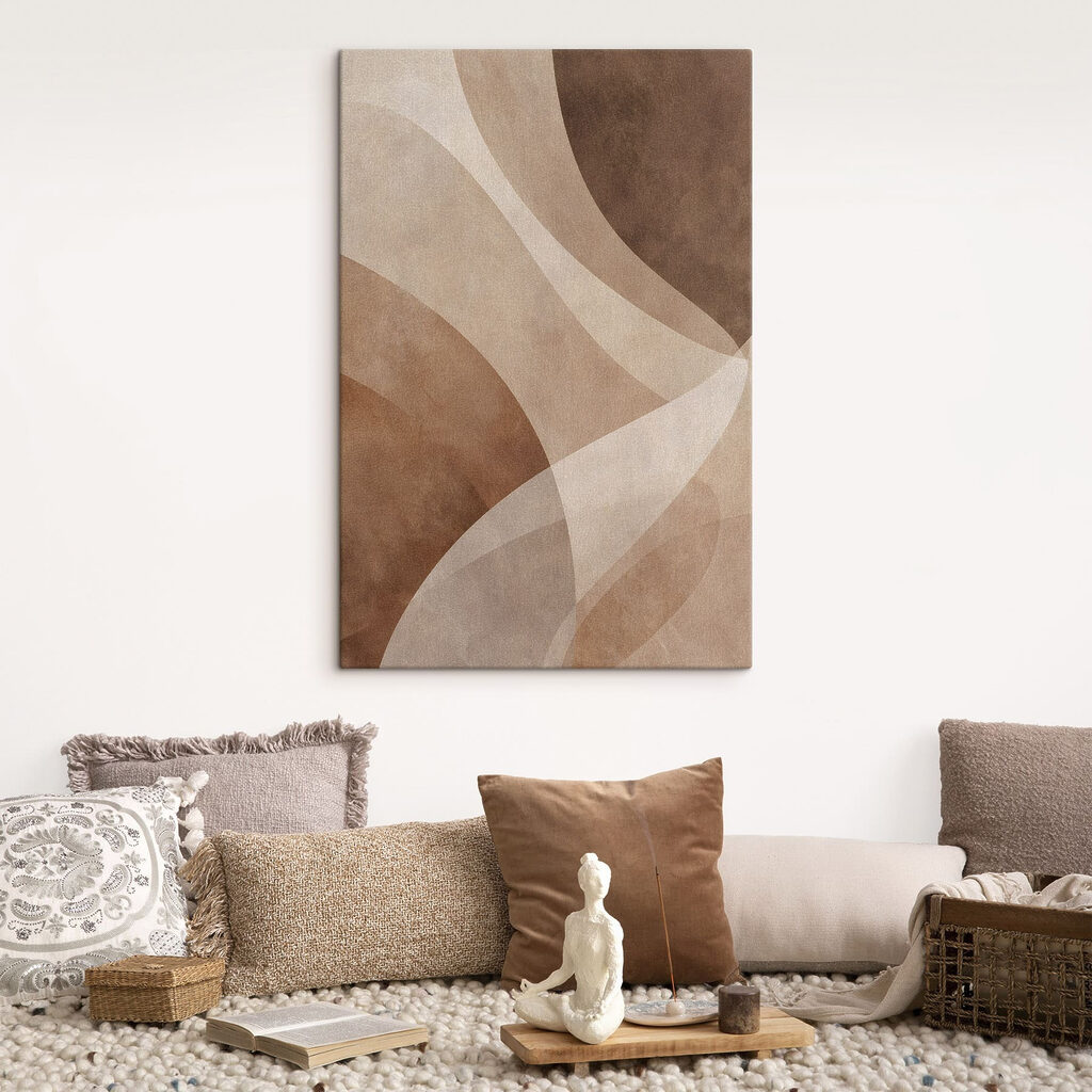 Braune Bögen in Schichten — Interieur 1