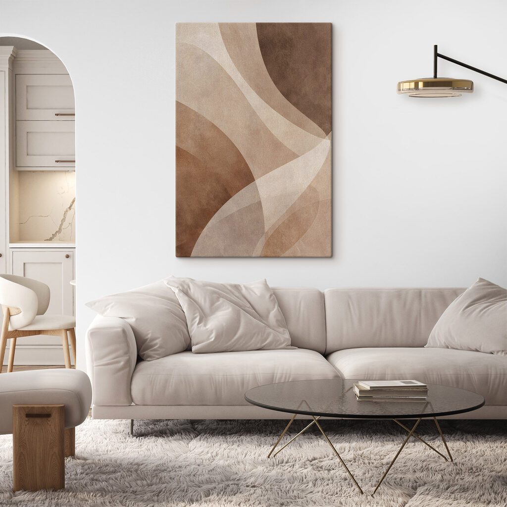 Braune Bögen in Schichten — Interieur 2