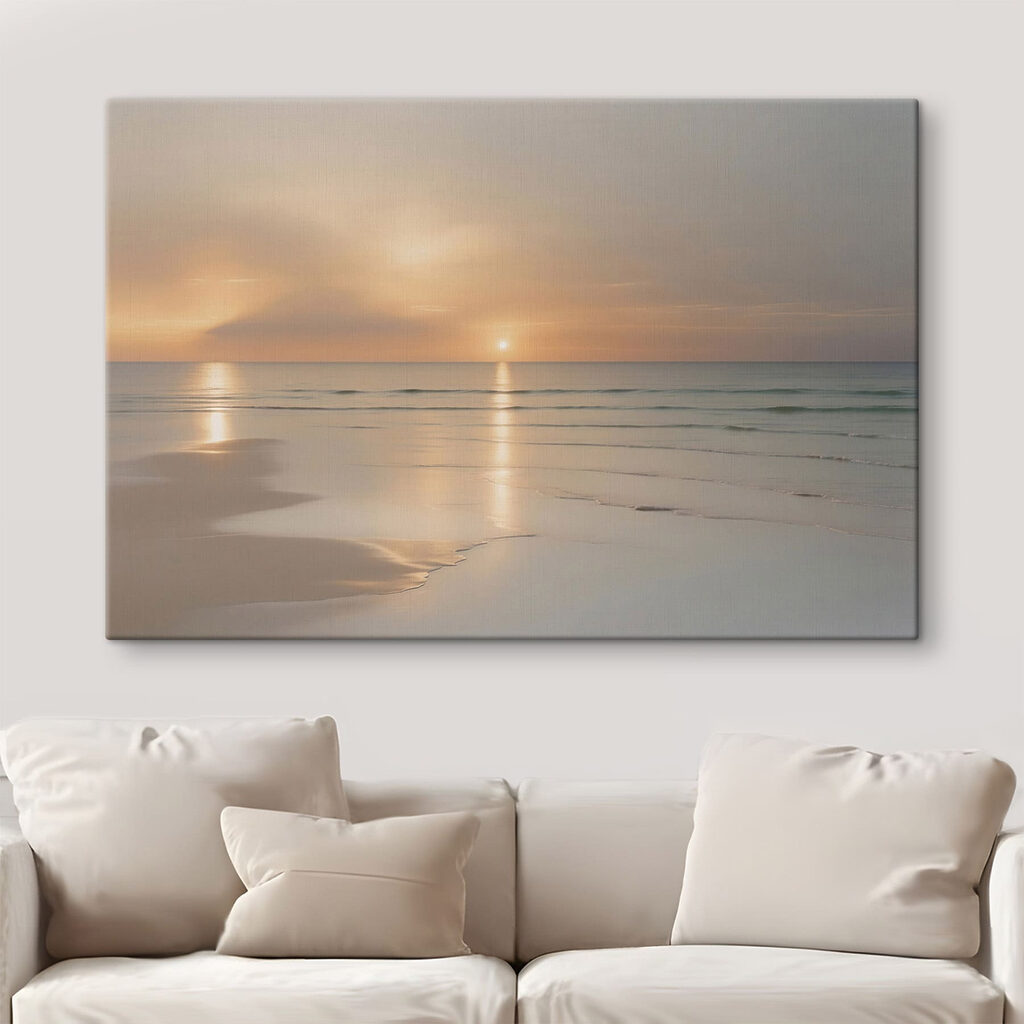 Sonne und Spiegelbild in einem Interieur