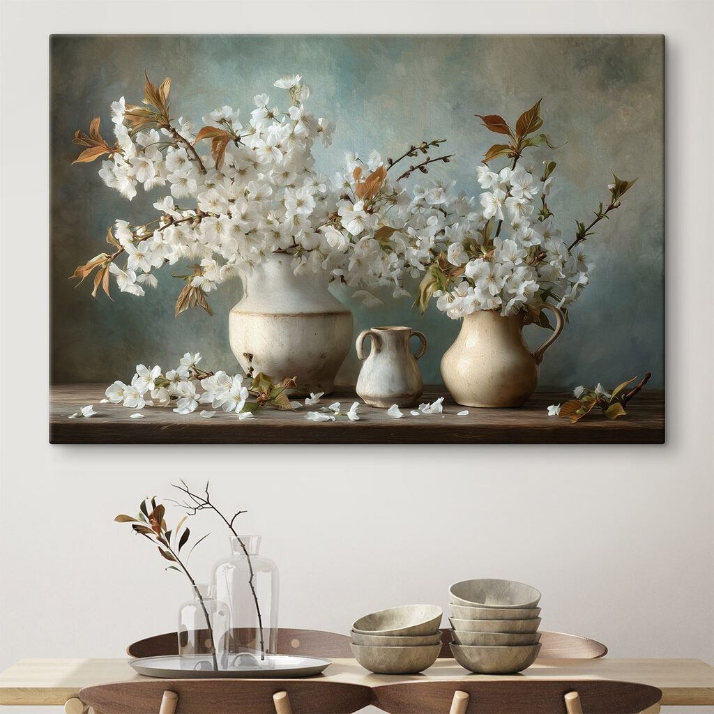 Drei Kannen mit Blüten — Interieur 1