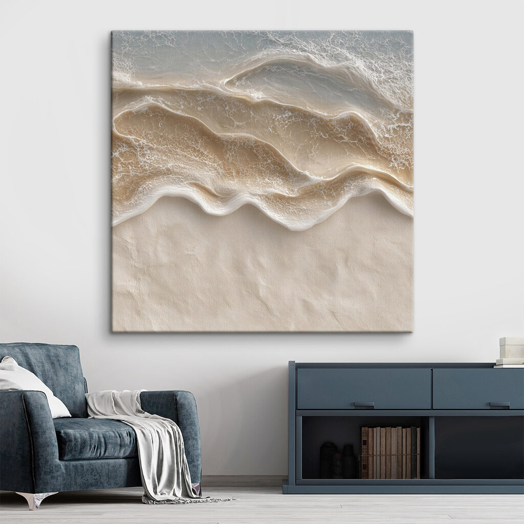 Sanfte Brandung als Relief — Interieur 2