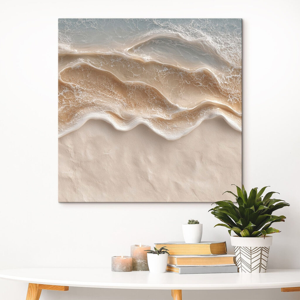 Sanfte Brandung als Relief — Interieur 3
