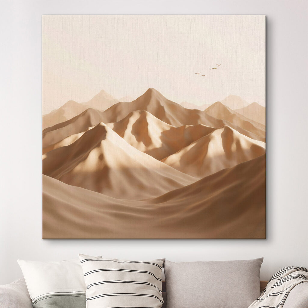 Sandberge mit sanftem Schatten — Interieur 1