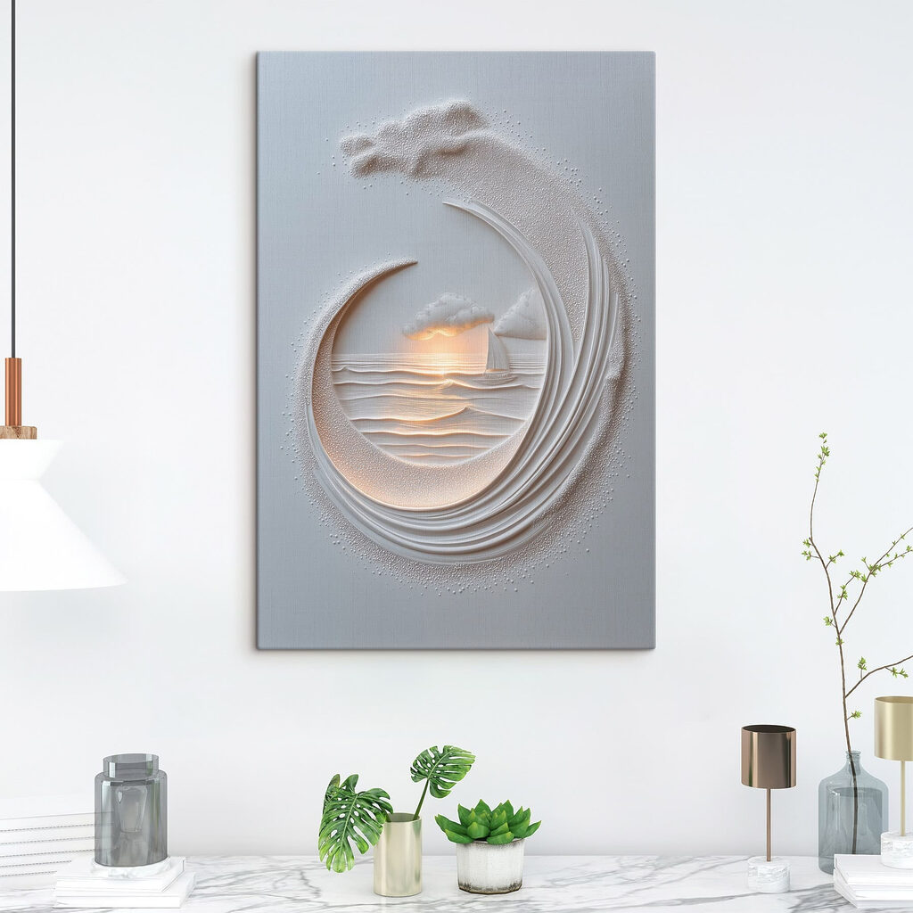Meerblick in Reliefrundungen — Interieur 3