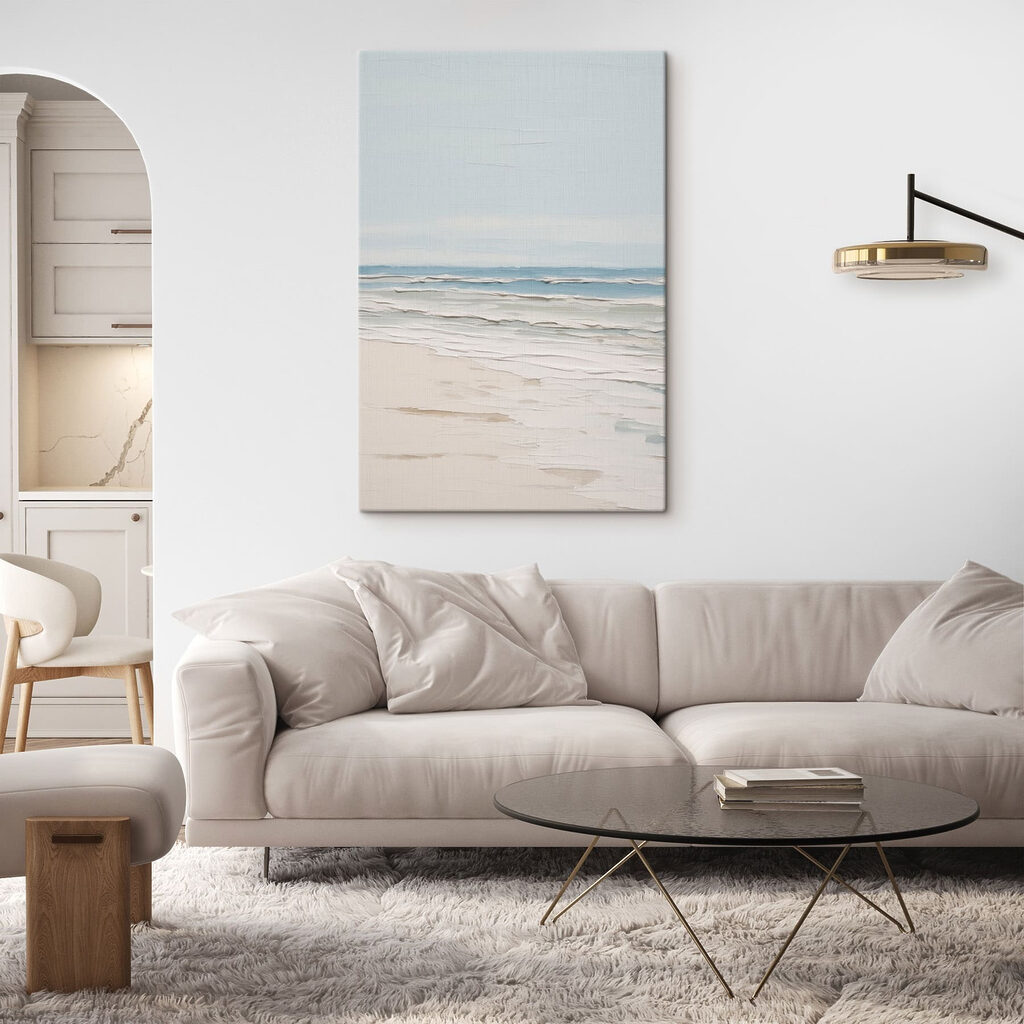 Blasse Brandung am Strand — Interieur 3