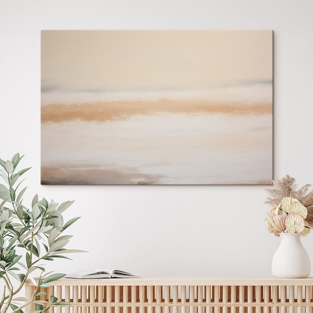 Sanfter Horizont in Sandfarbe — Interieur 1