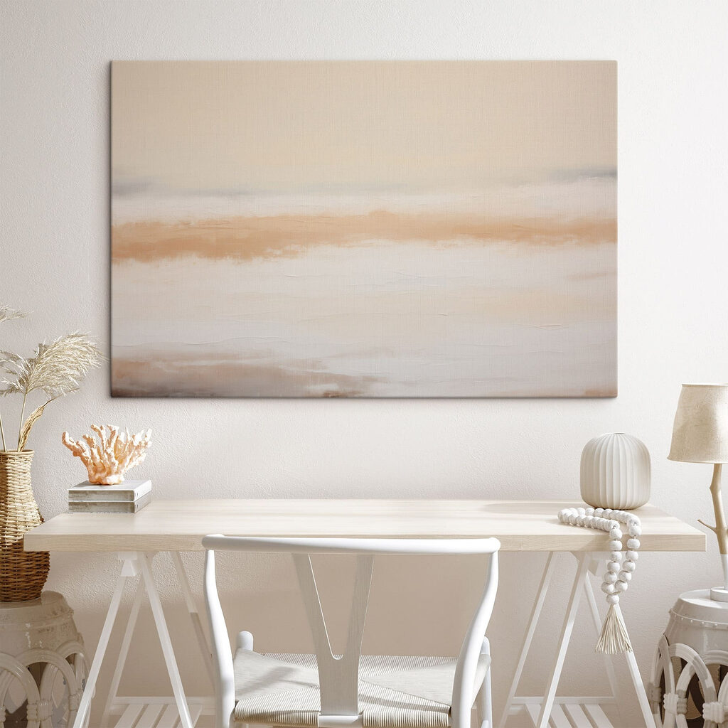 Sanfter Horizont in Sandfarbe — Interieur 2