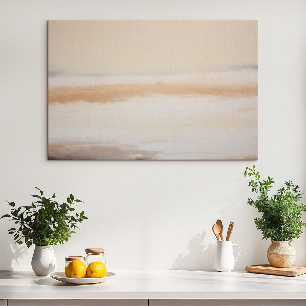Sanfter Horizont in Sandfarbe — Interieur 3