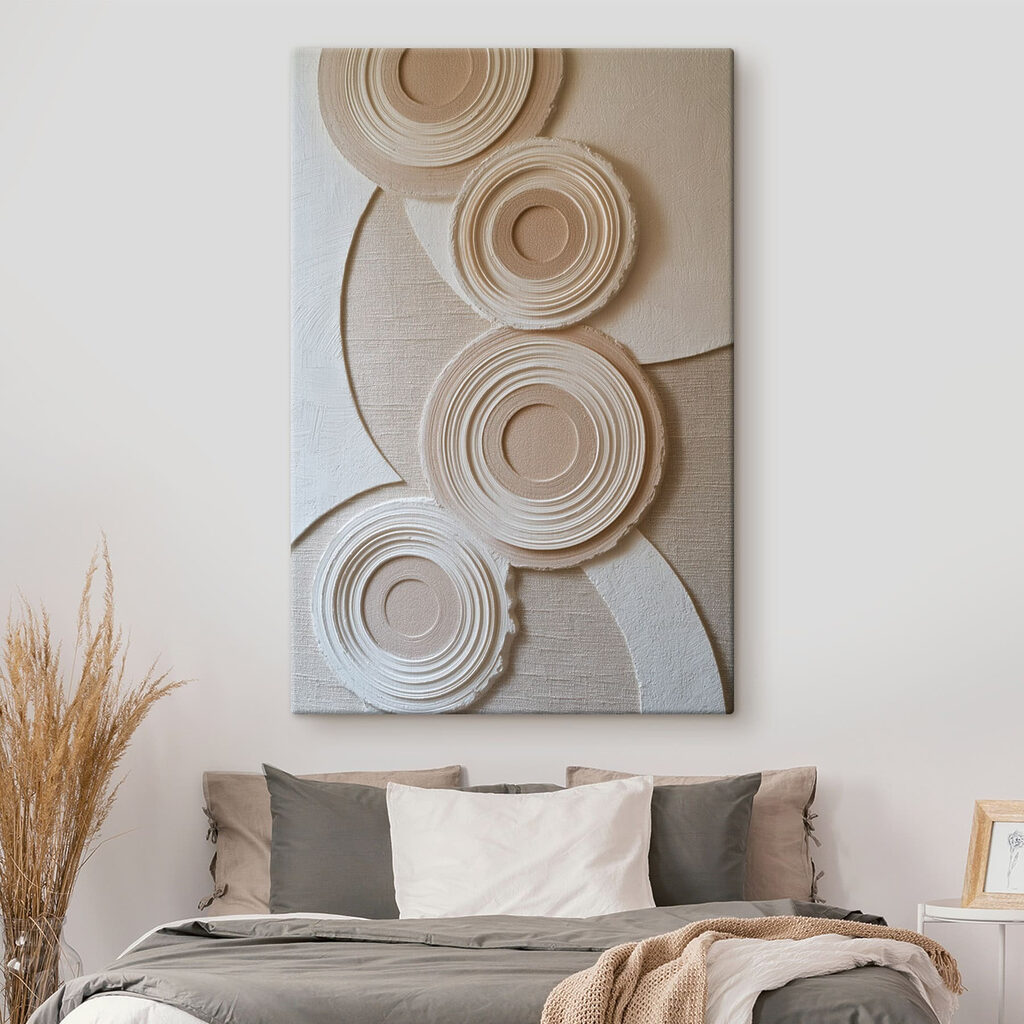 Gerippte Kreise auf Sand — Interieur 1