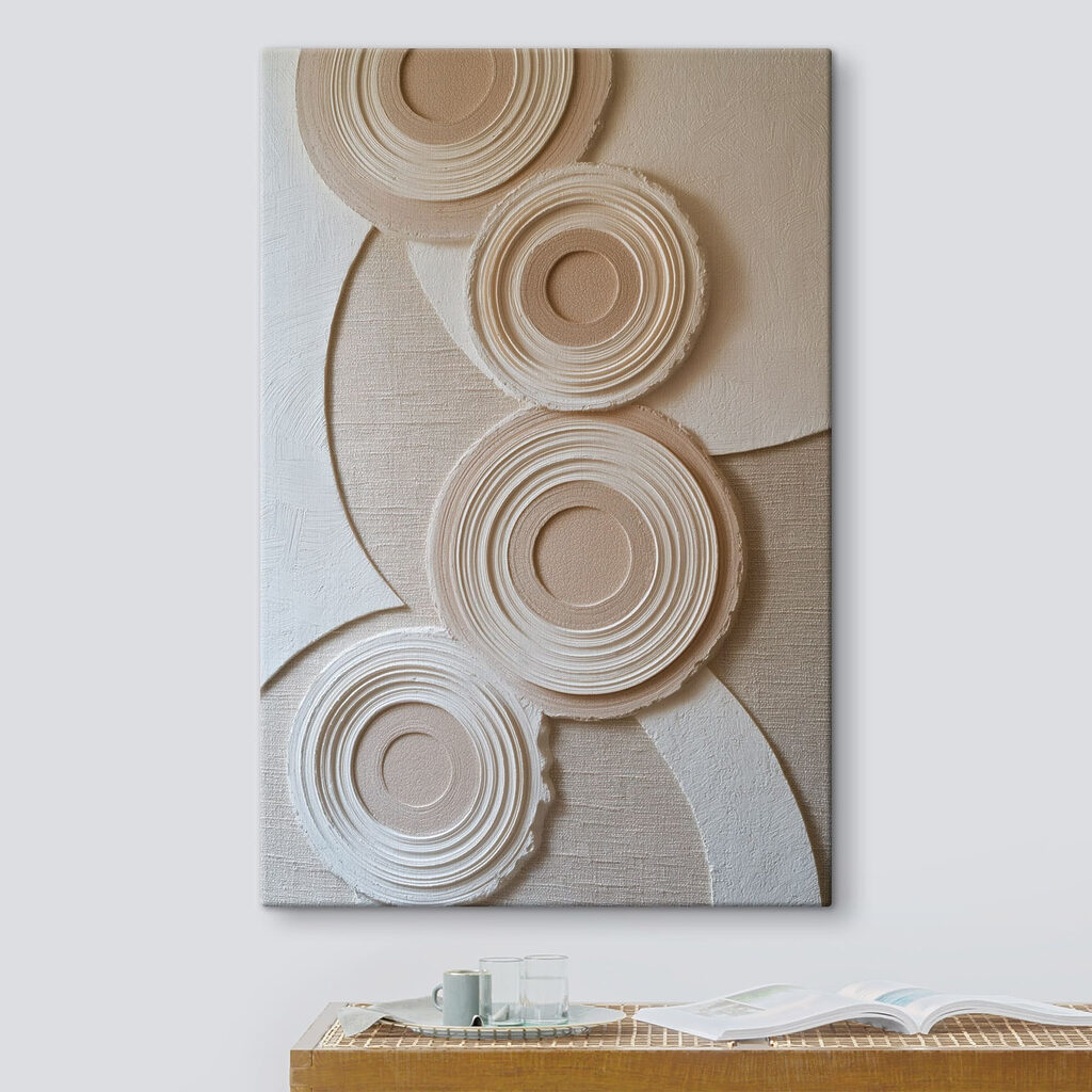 Gerippte Kreise auf Sand — Interieur 3