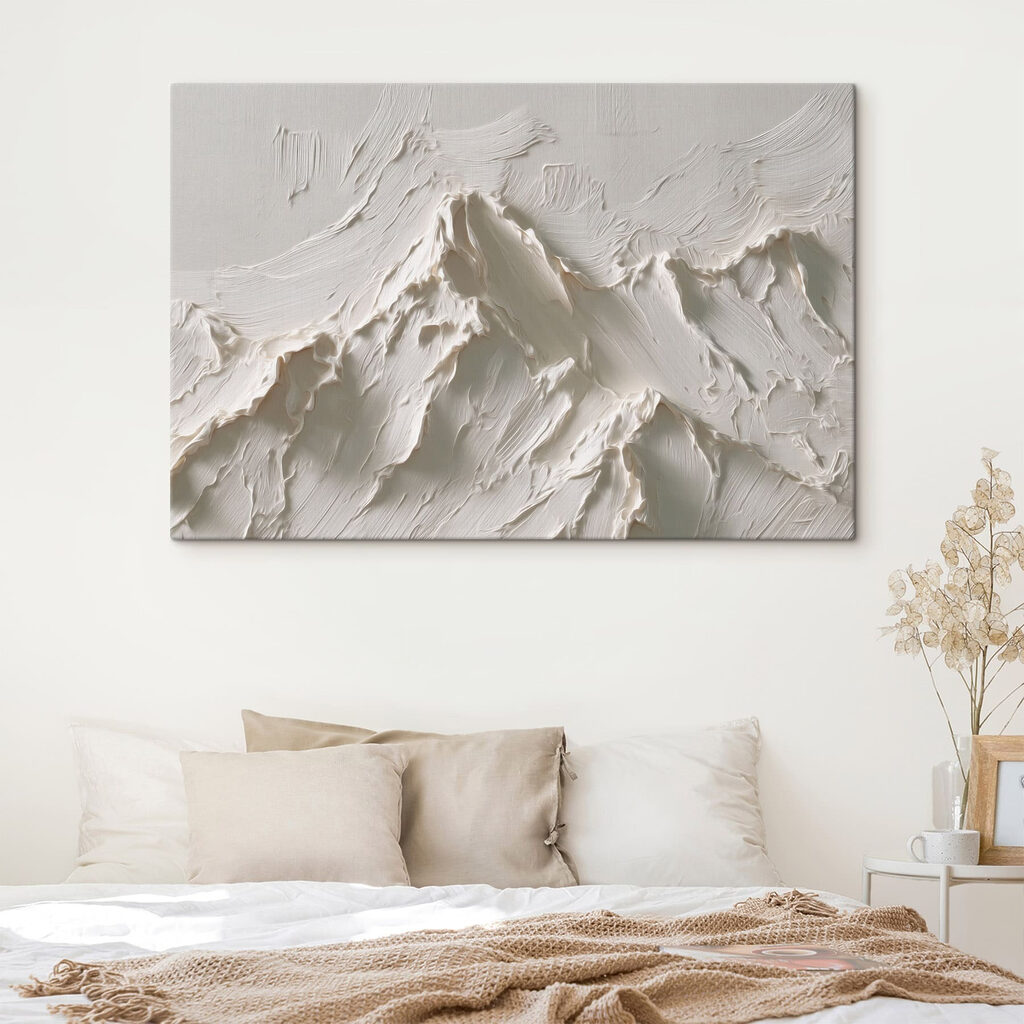 Bergkämme in dicken Farbschichten — Interieur 2