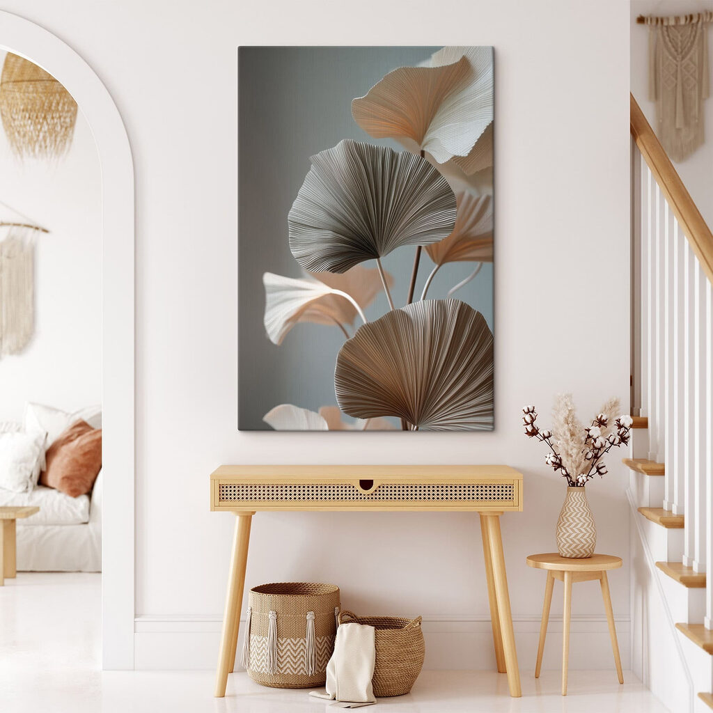 Weißer Ginkgo vor Sturmgrau — Interieur 3