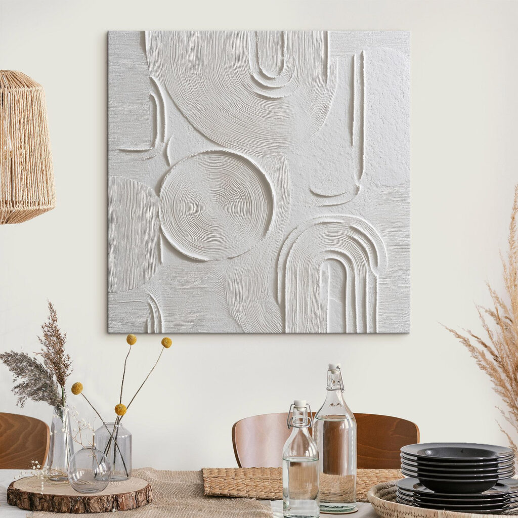 Weiße Bögen im Rippenrelief — Interieur 1