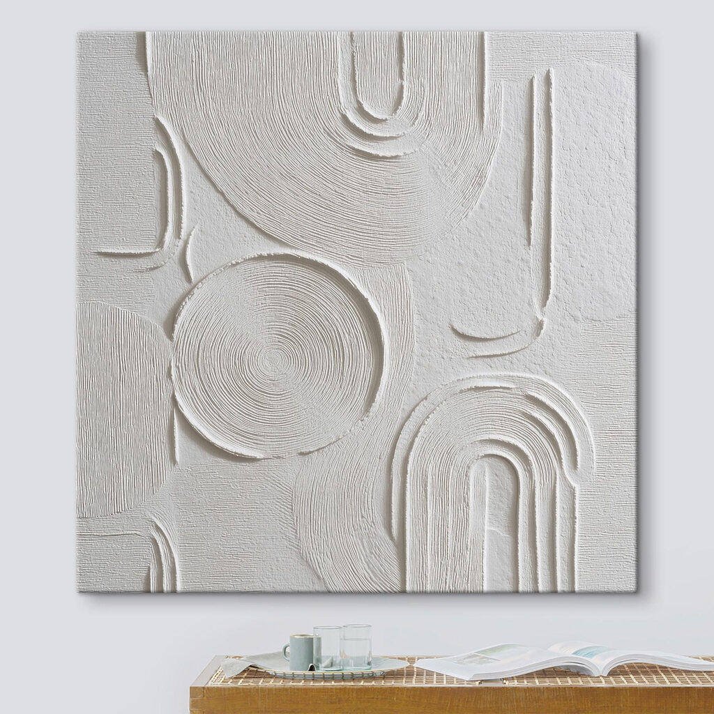 Weiße Bögen im Rippenrelief — Interieur 3