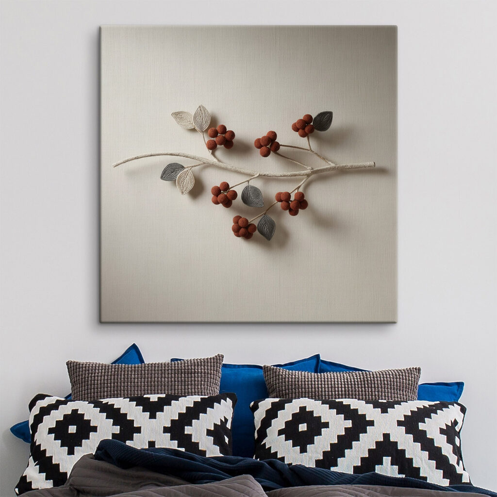 Rote Beeren an Zweigen — Interieur 2