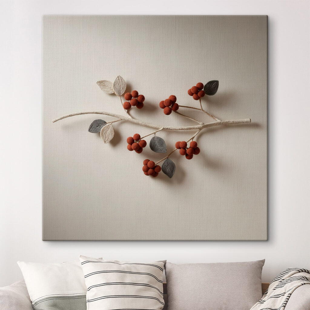 Rote Beeren an Zweigen — Interieur 1