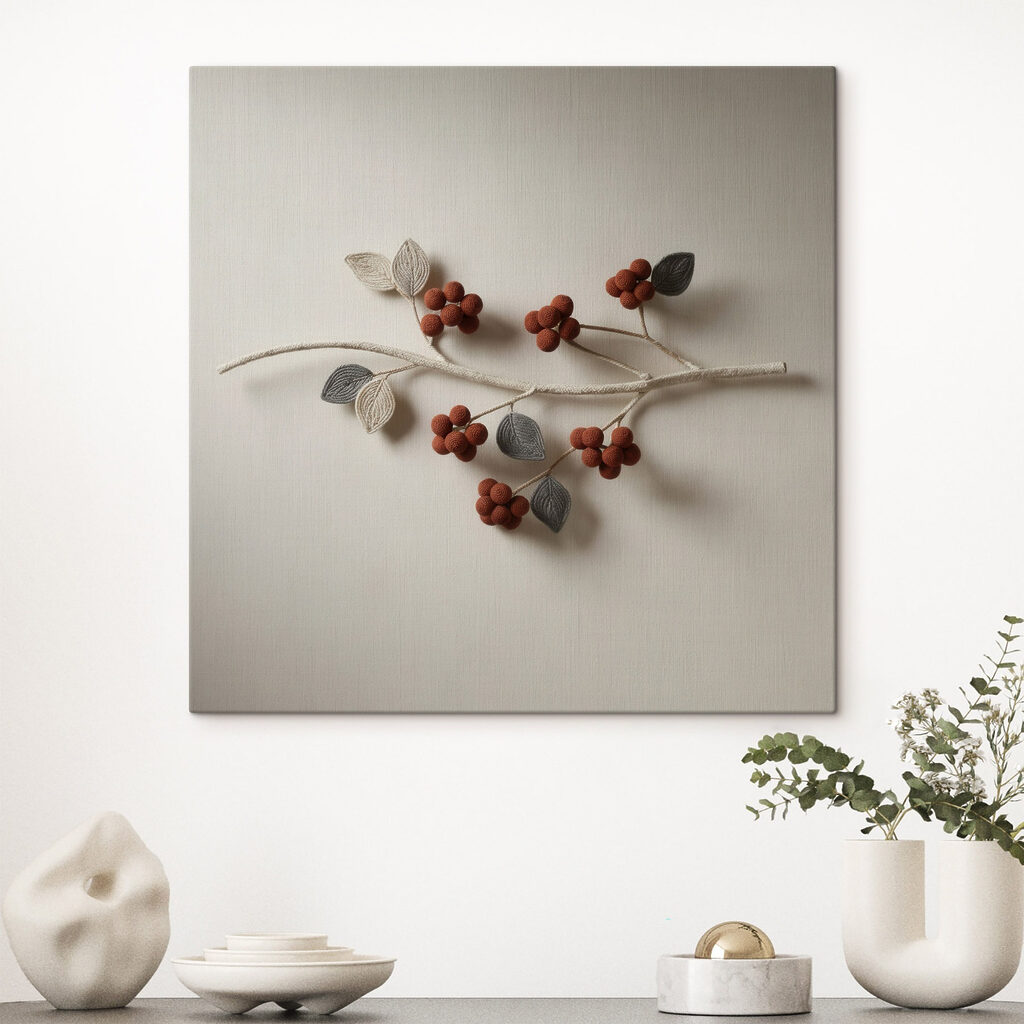 Rote Beeren an Zweigen — Interieur 3