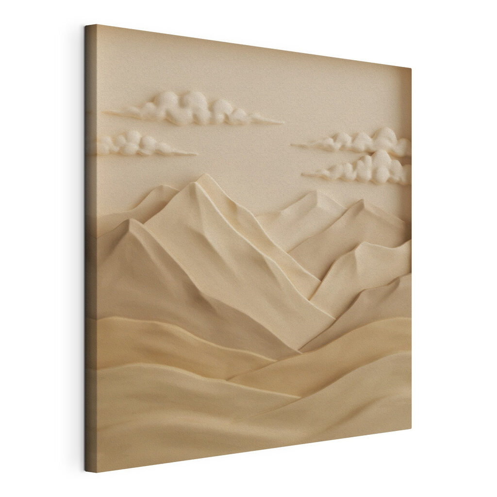 Berggipfel in sanftem Relief — Produktansicht