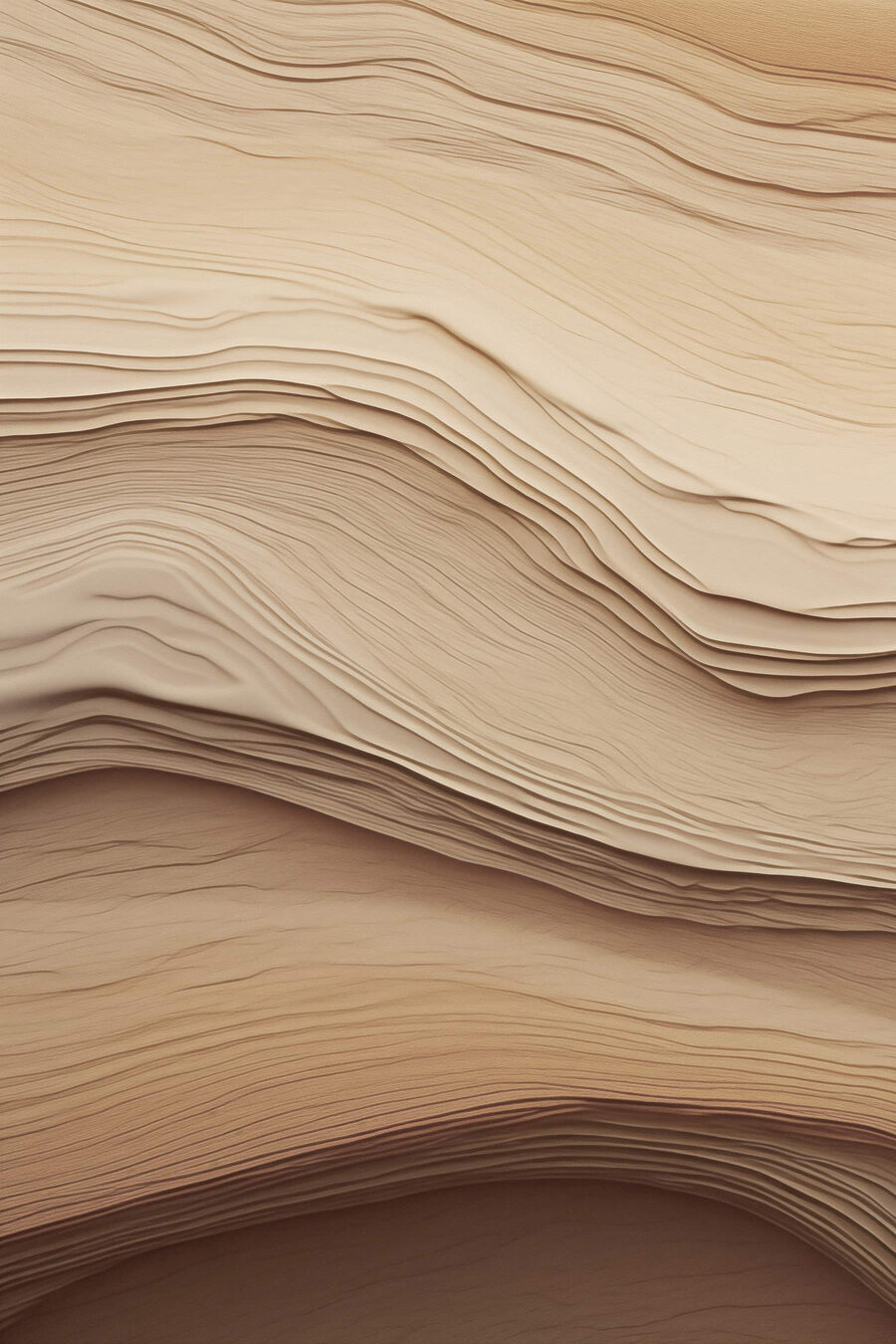 Fließende Sandbänder — ganzes Design