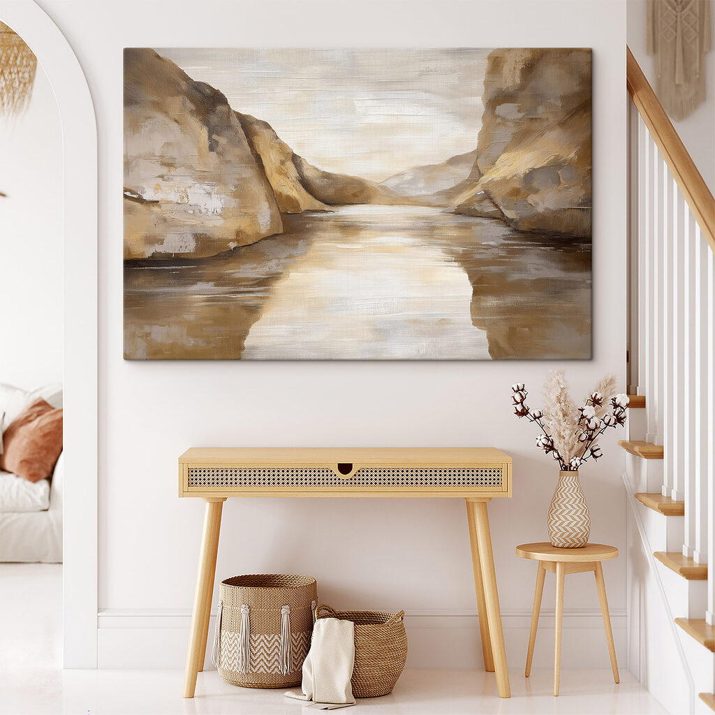Felsküste im goldenen Dunst — Interieur 1