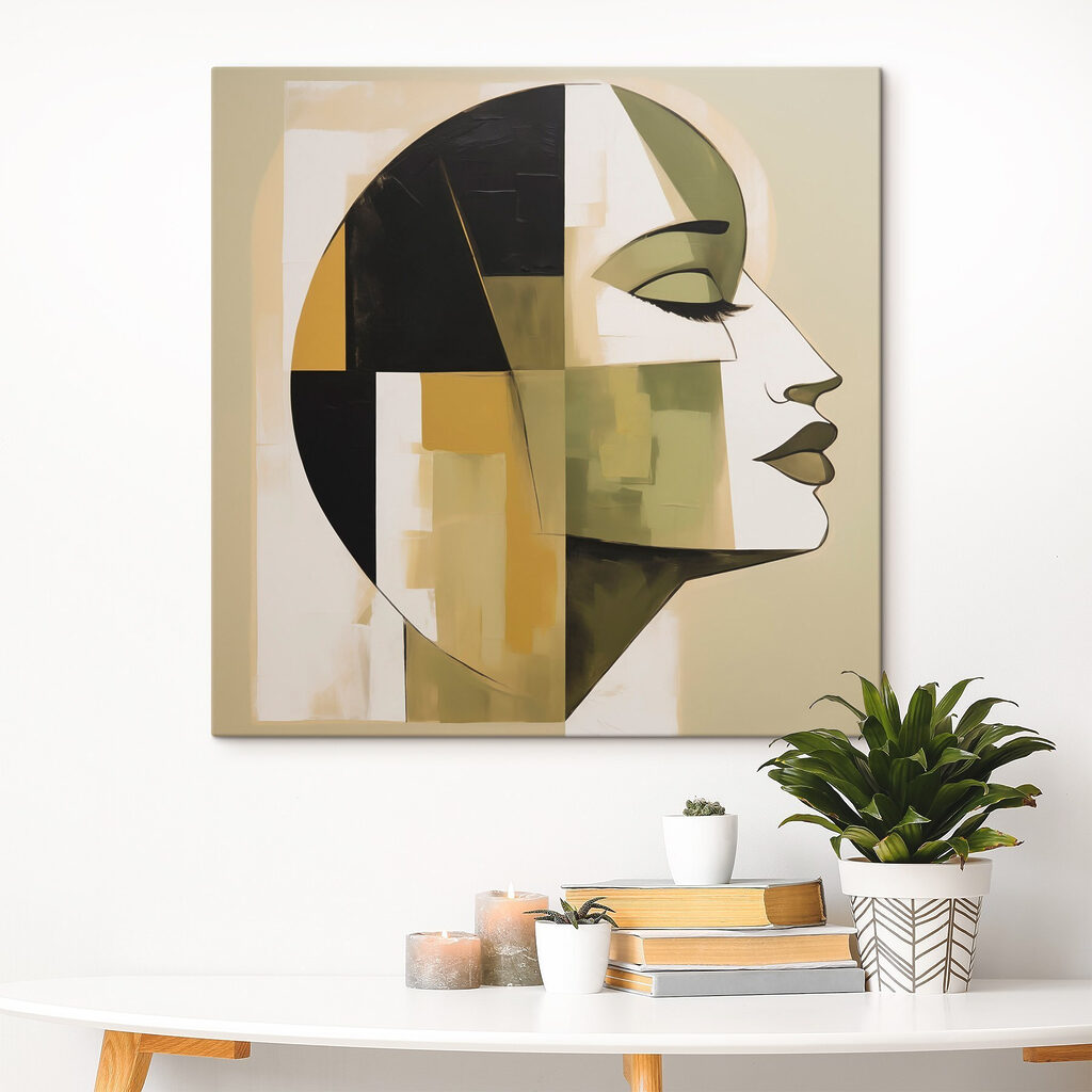 Profil in olivgrünen Rundungen — Interieur 2