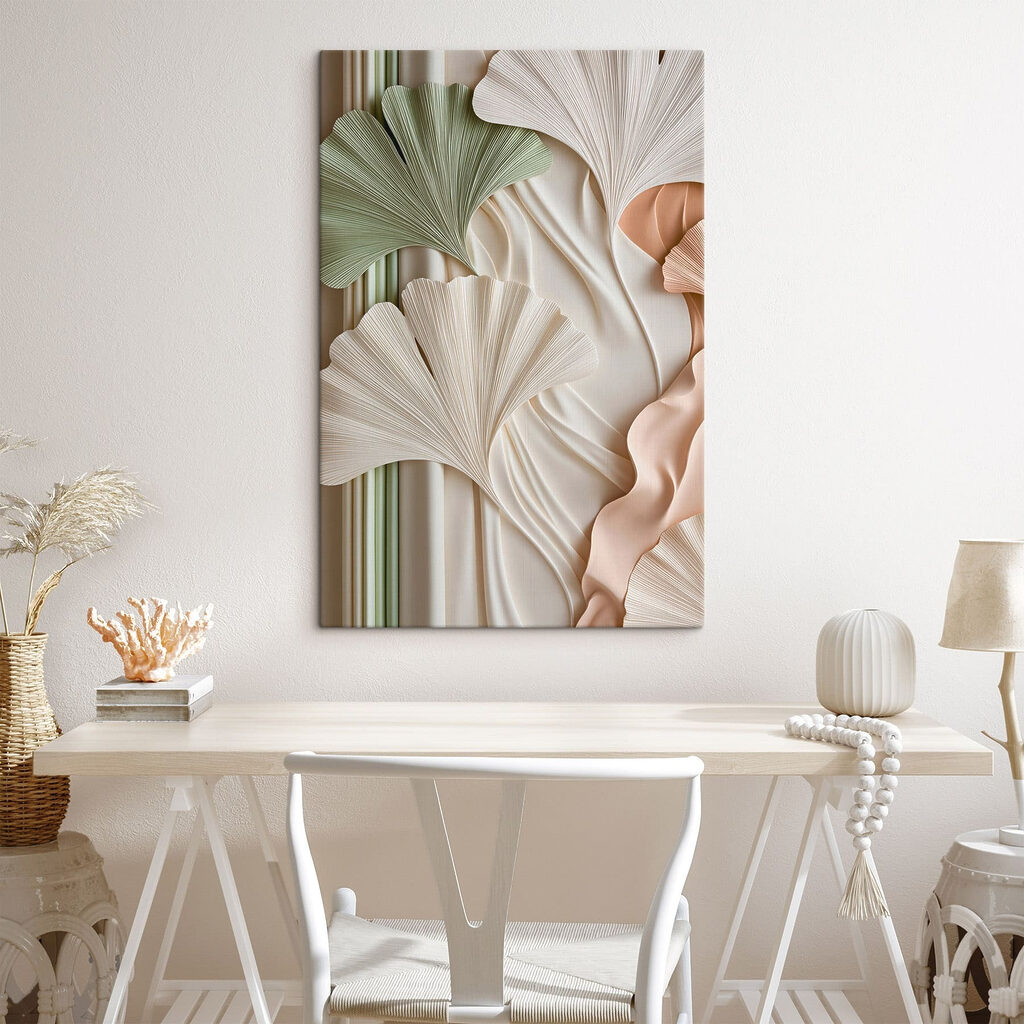 Ginkgo in zarten Pastelltönen — Interieur 3