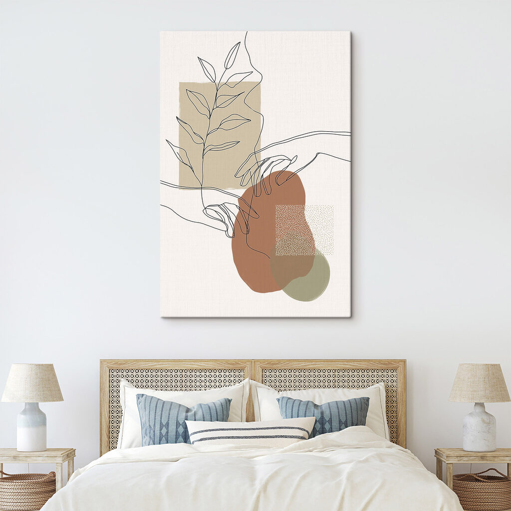 Handkontur zwischen Terrakottaformen — Interieur 2