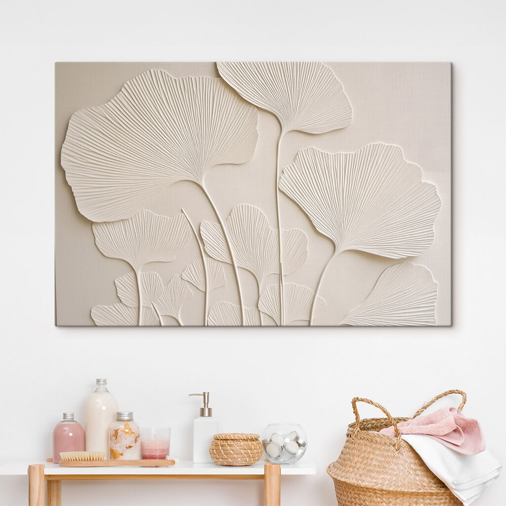 Weiße Ginkgoblätter — Interieur 1
