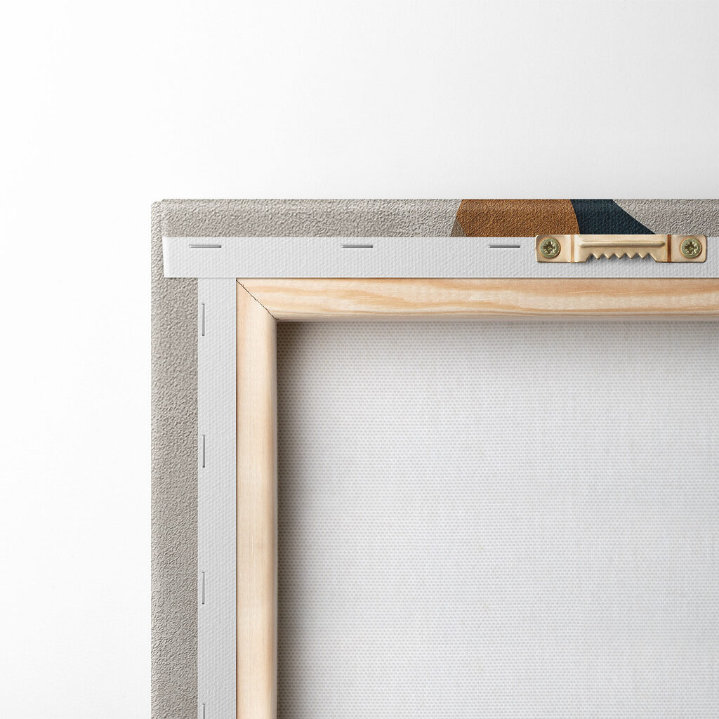 Frauenfigur in gefalteten Flächen — Rückseite