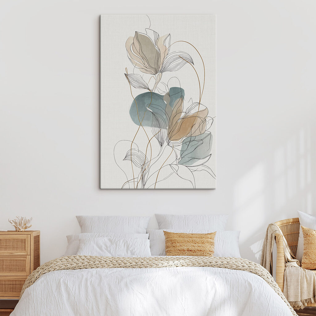 Blattkonturen und durchscheinende Formen — Interieur 2
