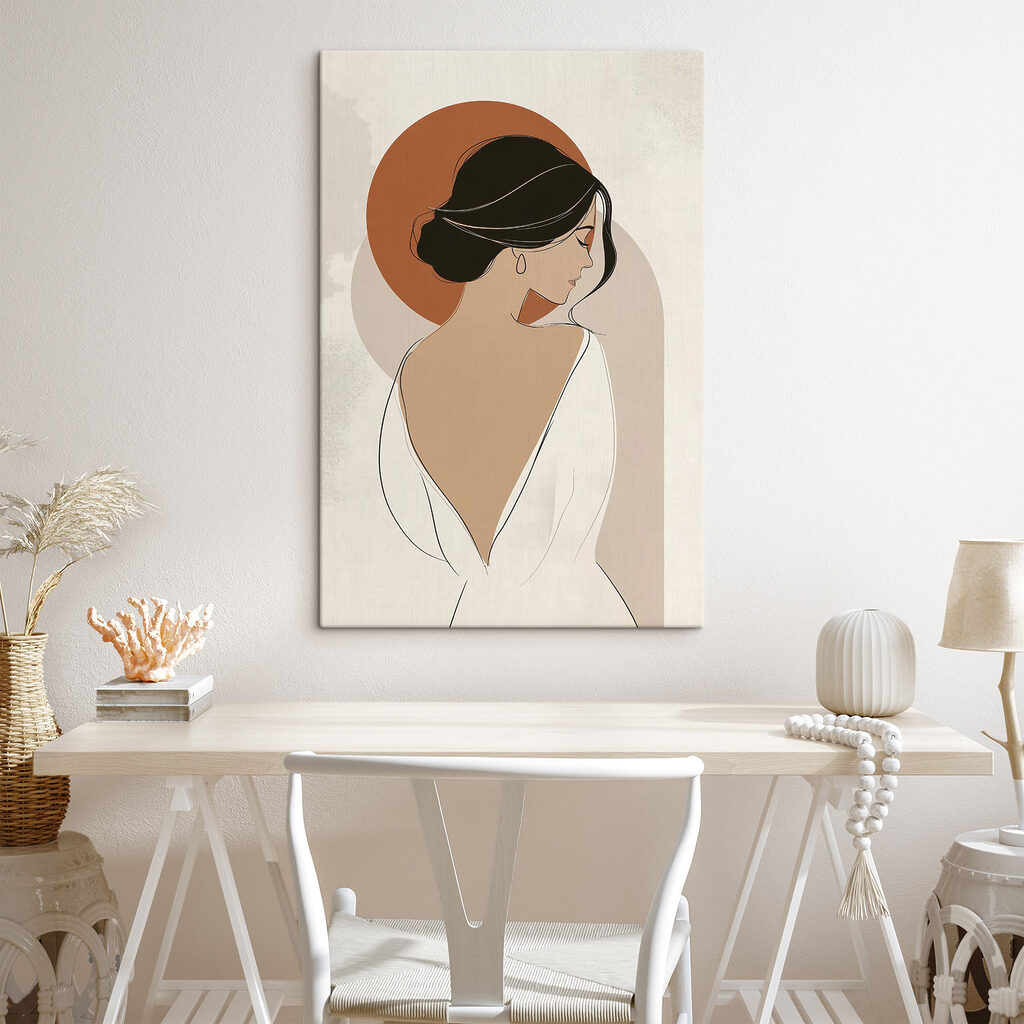Weißes Kleid unter Rostkreis — Interieur 2