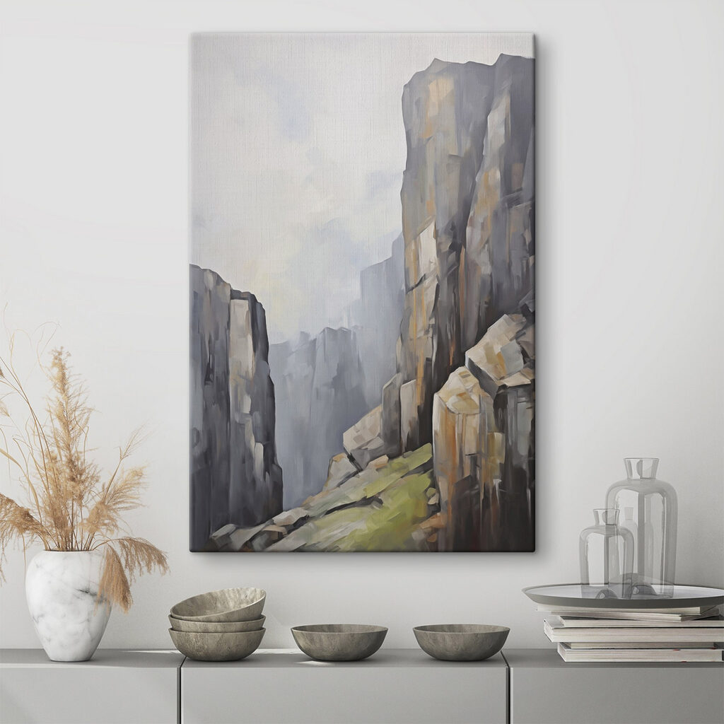 Grüner Pfad an Felssäulen — Interieur 1