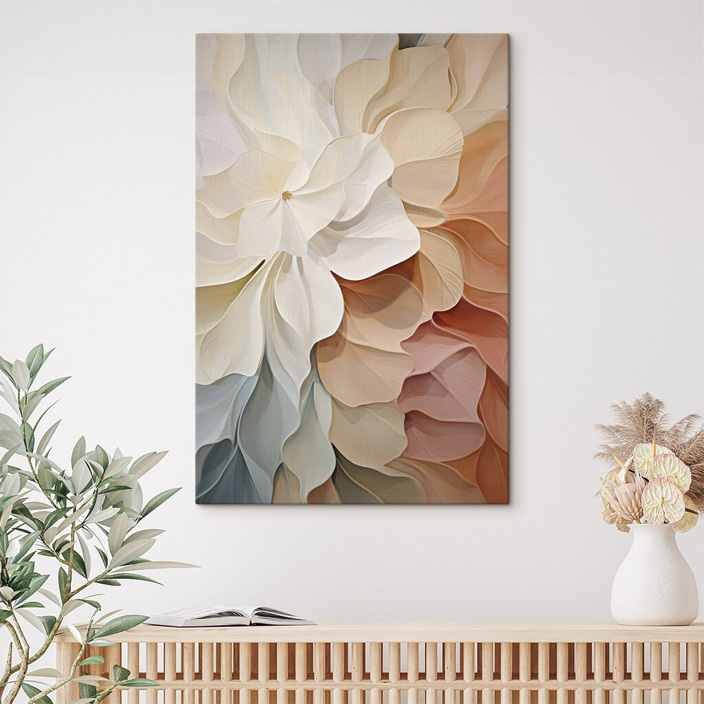 Blütenfächer in Pastell — Interieur 1