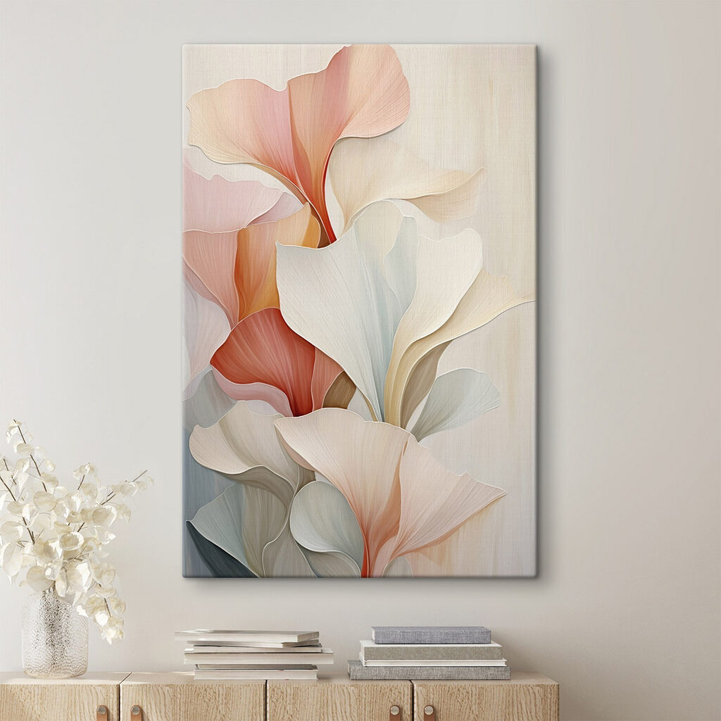 Rosa und cremeweiße Kelche — Interieur 1