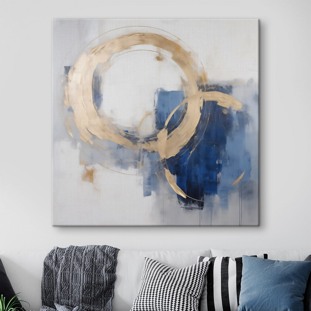 Goldener Ring über Blau — Interieur 1