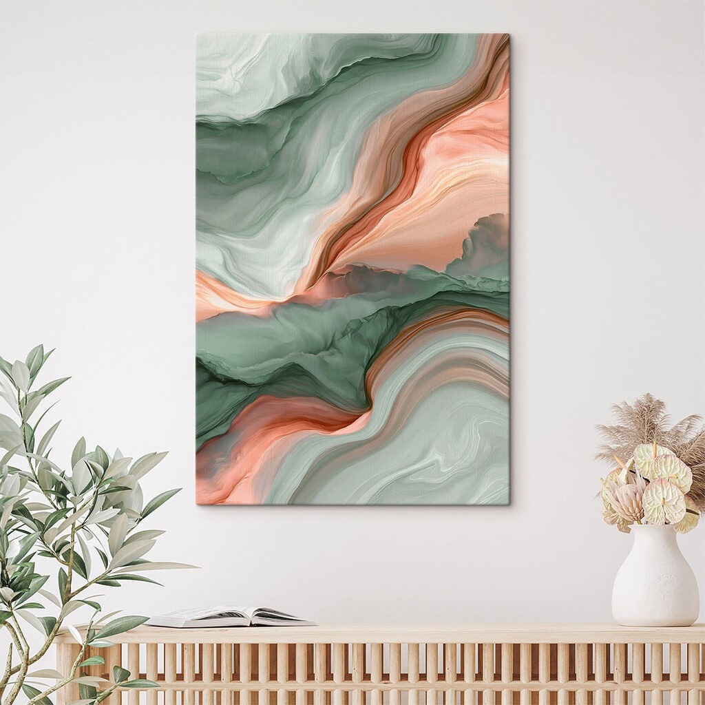 Korallenadern zwischen grünen Wellen — Interieur 1