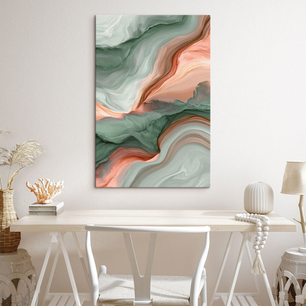 Korallenadern zwischen grünen Wellen — Interieur 3