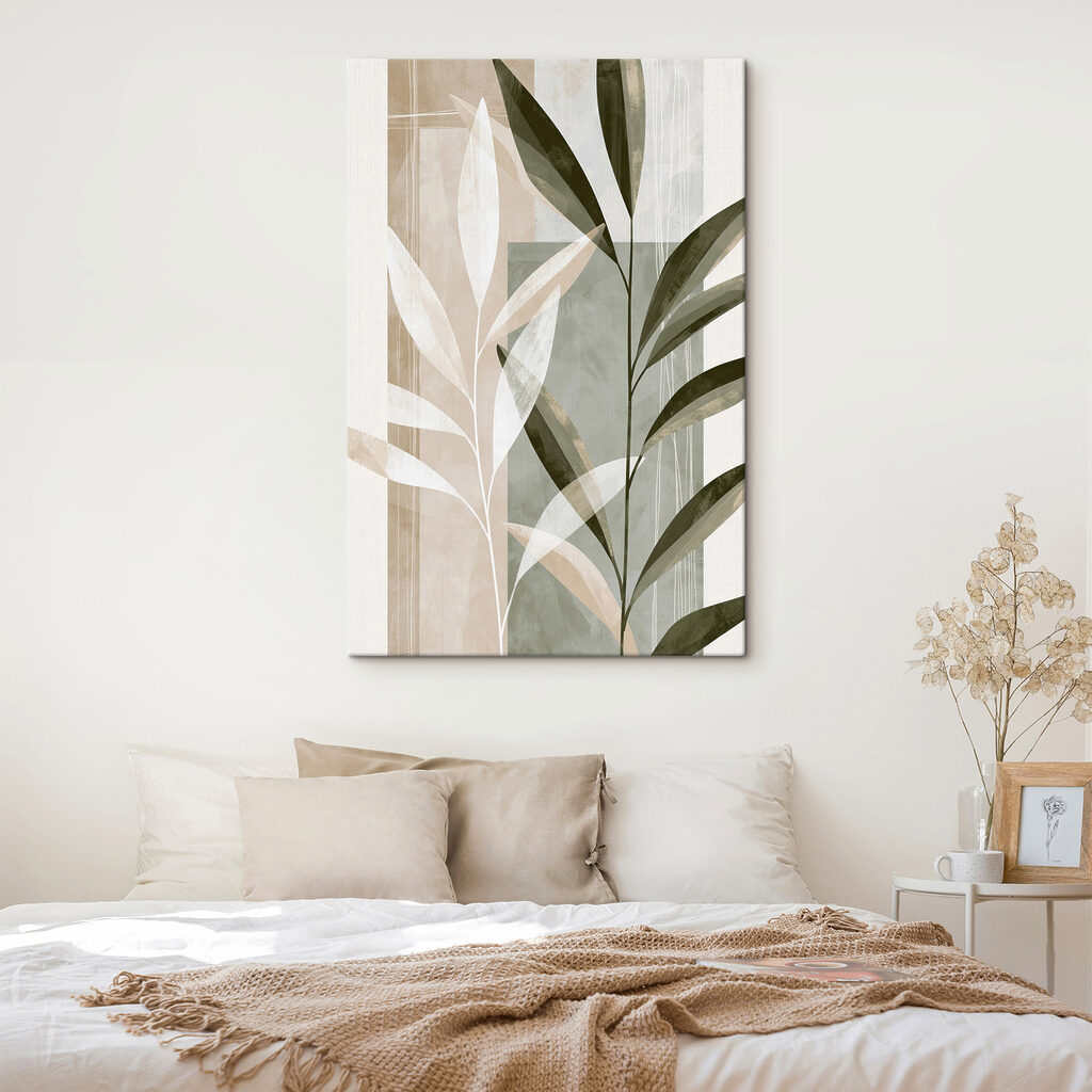 Blätter auf geometrischen Flächen — Interieur 2