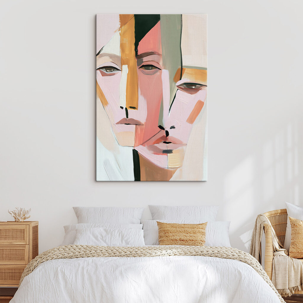 Frauengesichter in Pastell — Interieur 2