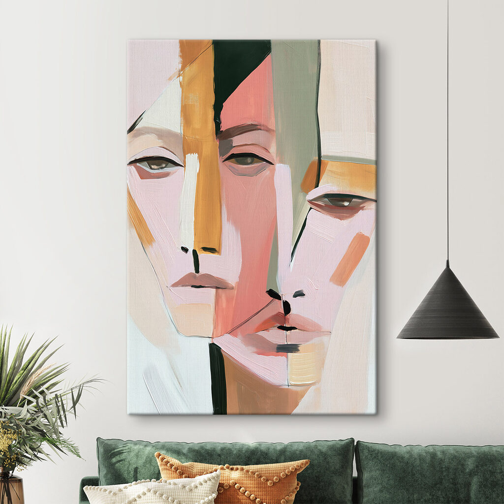 Frauengesichter in Pastell — Interieur 1